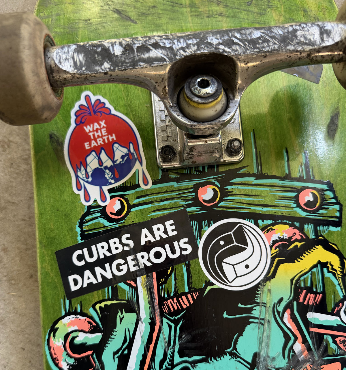 Curbs are Dangerous Stickers 5 Pack